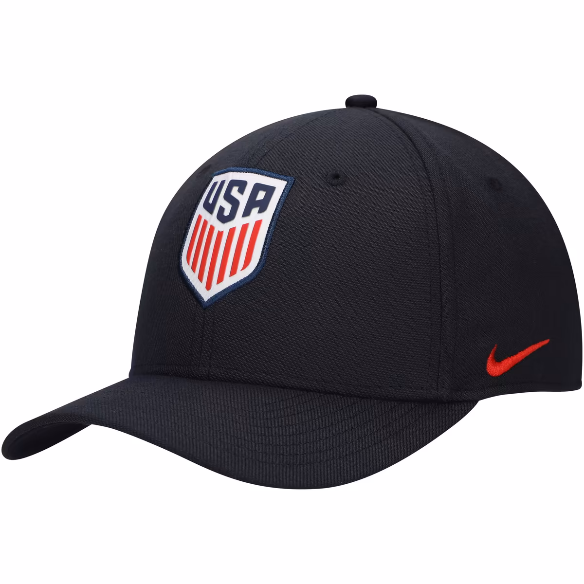 Men's Nike Black USMNT Rise Swoosh Performance Flex Hat