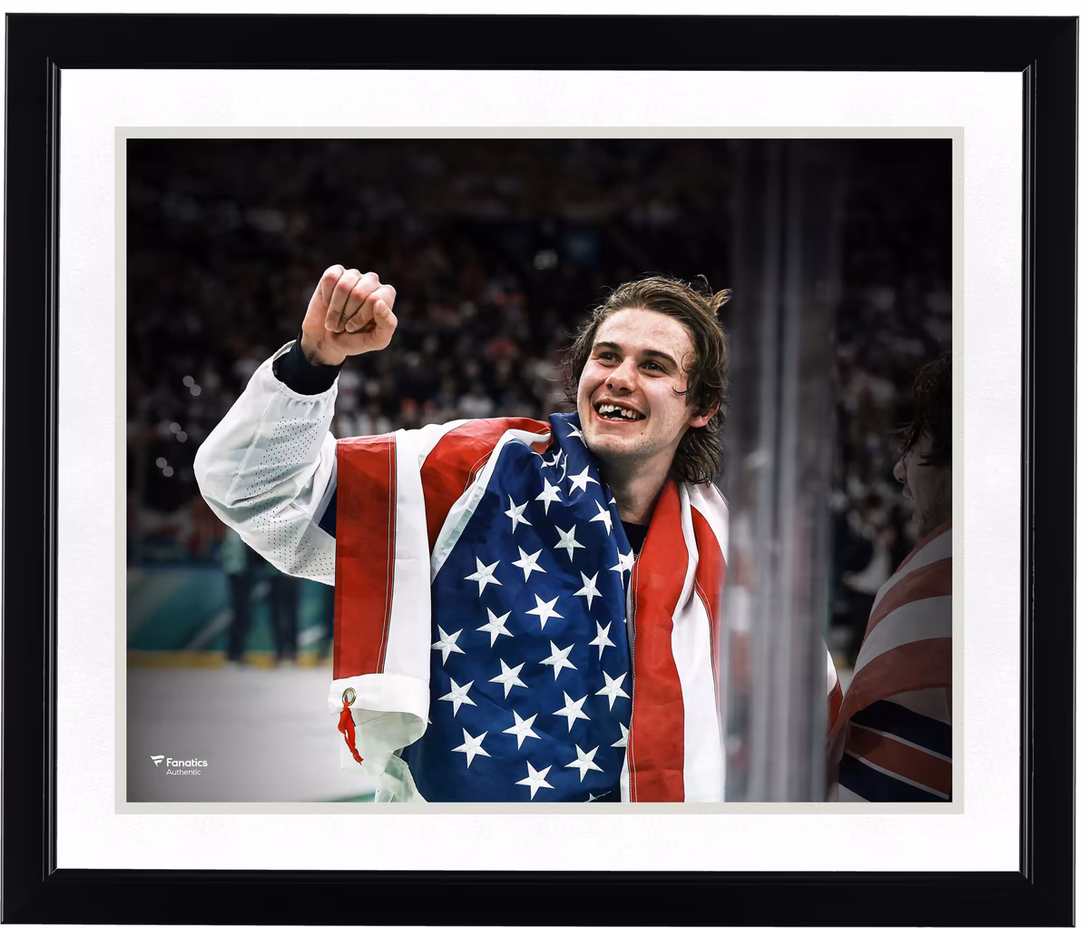 Jack Hughes Team USA Unsigned 16" x 20" 2026 Winter Olympics Gold Medal Winner Photograph 2 Jack Hughes Team USA Unsigned 16" x 20" 2026 Winter Olympics Gold Medal Winner Photograph