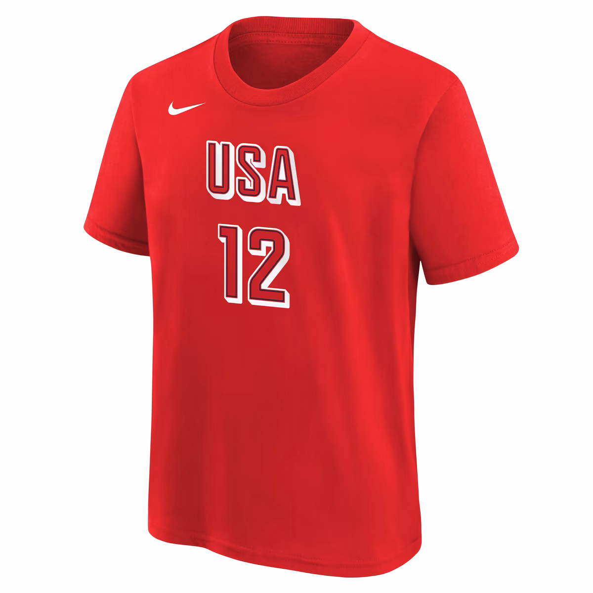 Youth Nike Caitlin Clark Red USA Basketball Name & Number T-Shirt 2 Youth Nike Caitlin Clark Red USA Basketball Name & Number T-Shirt