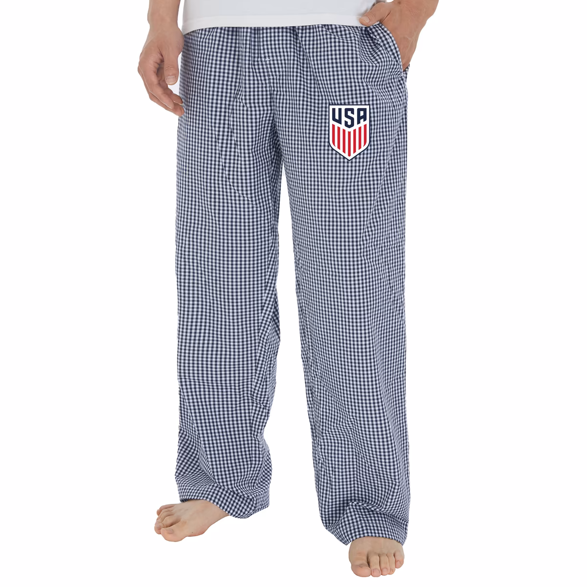 Men's Concepts Sport Navy/White USMNT Tradition Woven Pants
