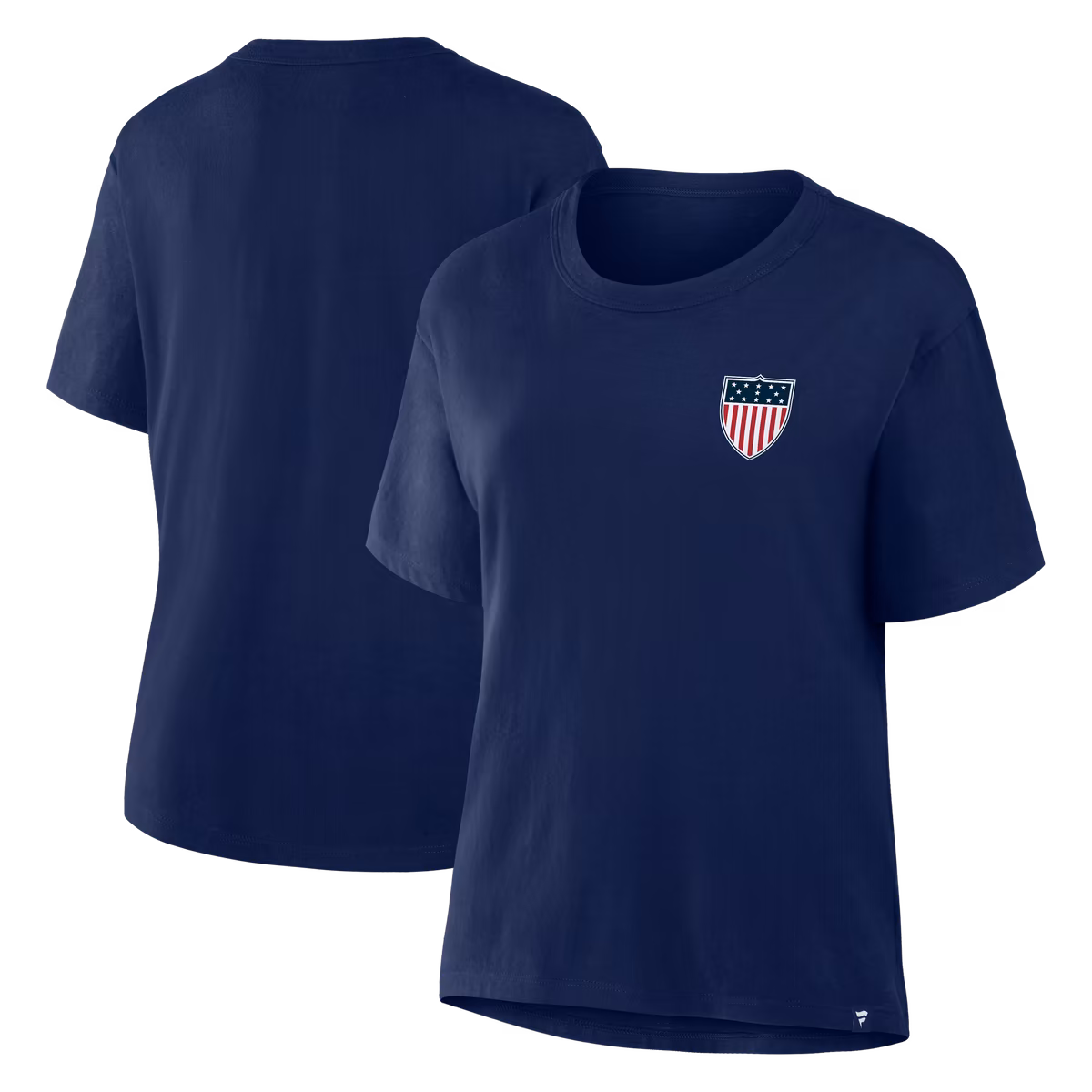 Women's Navy Team USA Shield T-Shirt