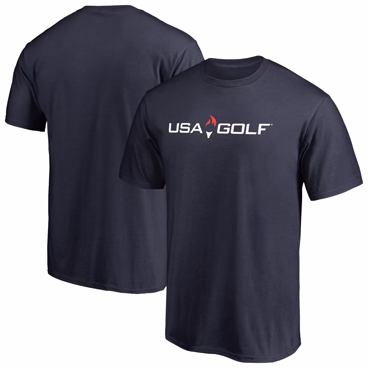 Men's Navy USA Golf Primary Logo T-Shirt