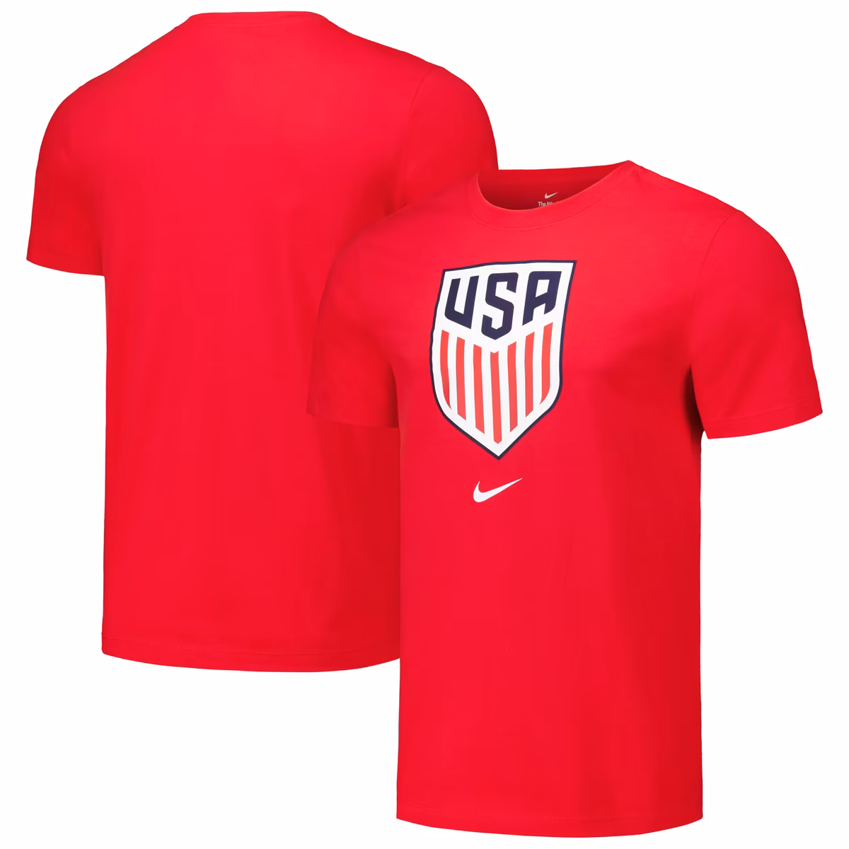 Men's Nike Red USMNT Crest Core T-Shirt 3 Men's Nike Red USMNT Crest Core T-Shirt
