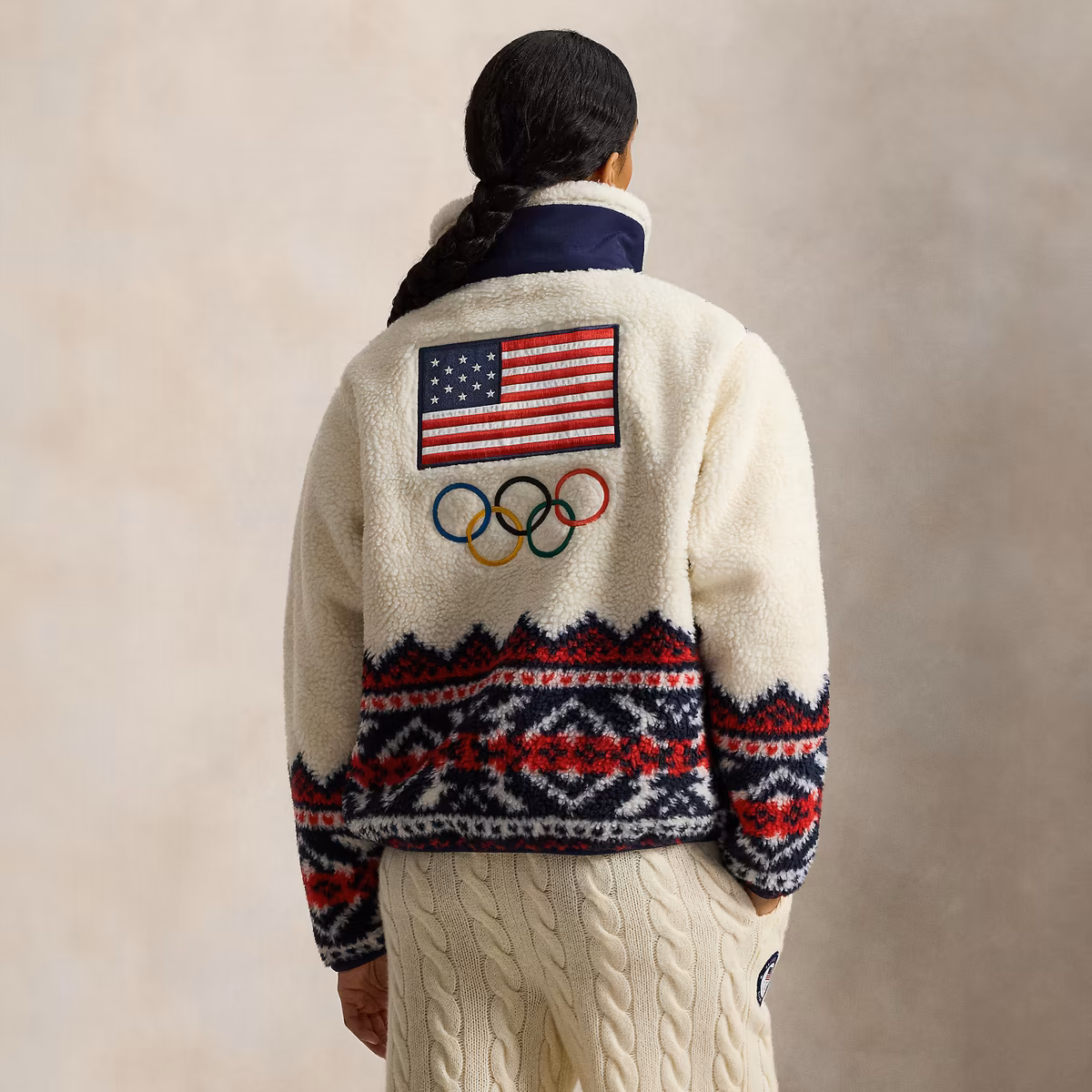 Women's Polo Ralph Lauren Team USA Full-Zip High-Pile Fleece Jacket 2 Women's Polo Ralph Lauren Team USA Full-Zip High-Pile Fleece Jacket