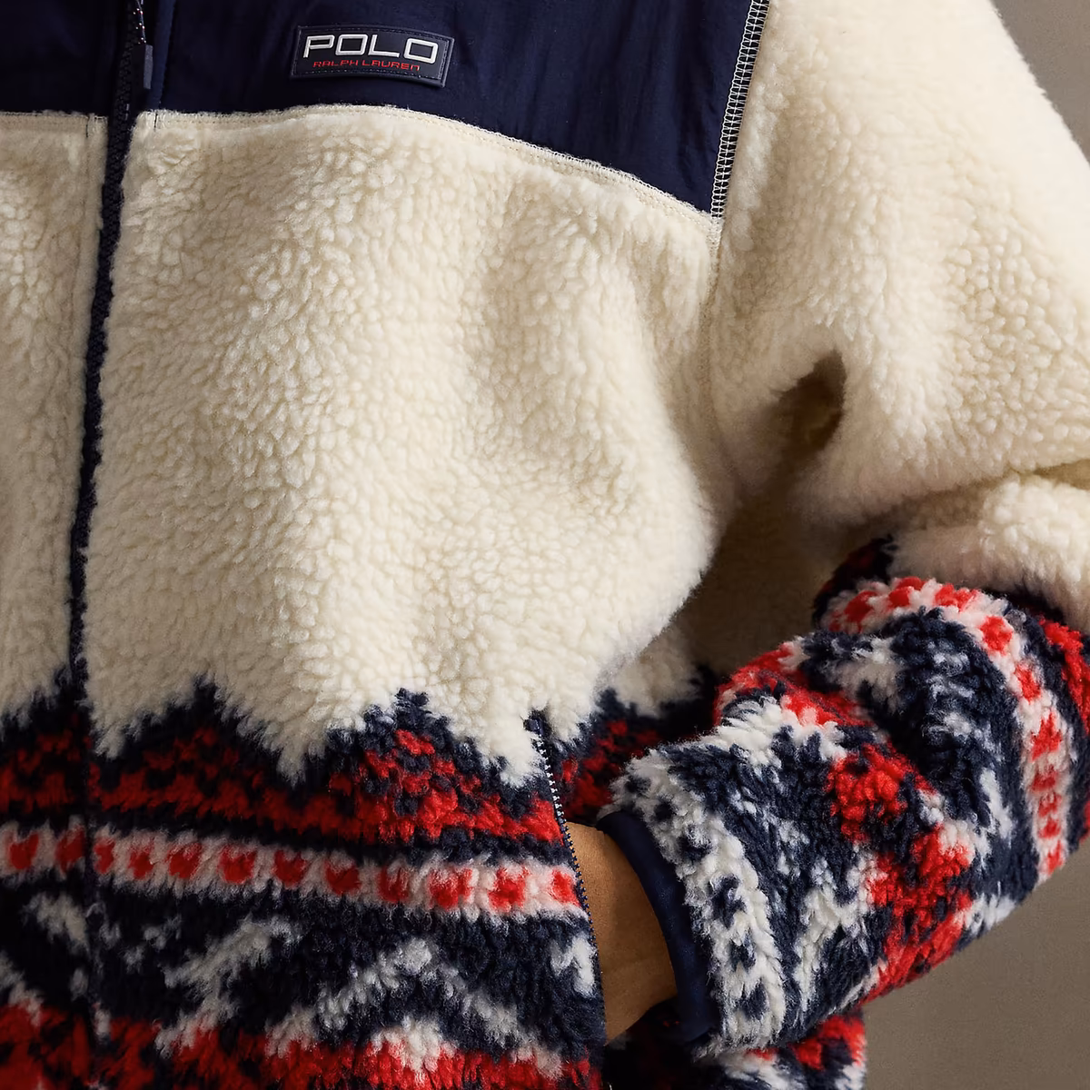 Women's Polo Ralph Lauren Team USA Full-Zip High-Pile Fleece Jacket 5 Women's Polo Ralph Lauren Team USA Full-Zip High-Pile Fleece Jacket