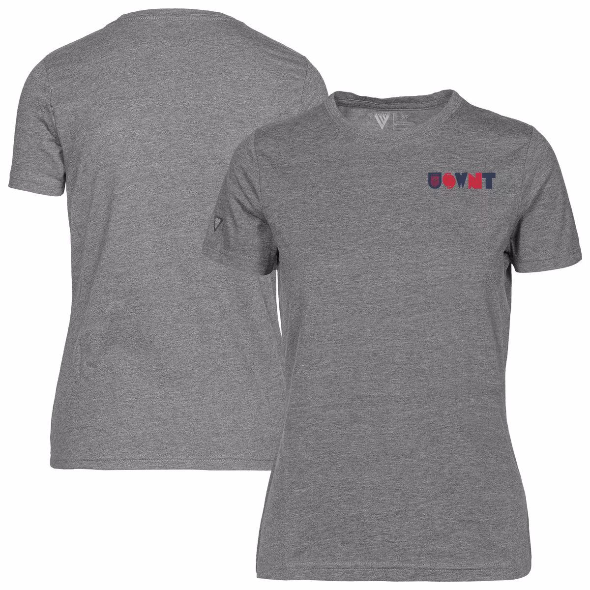Women's Levelwear  Gray USWNT Maddox T-Shirt