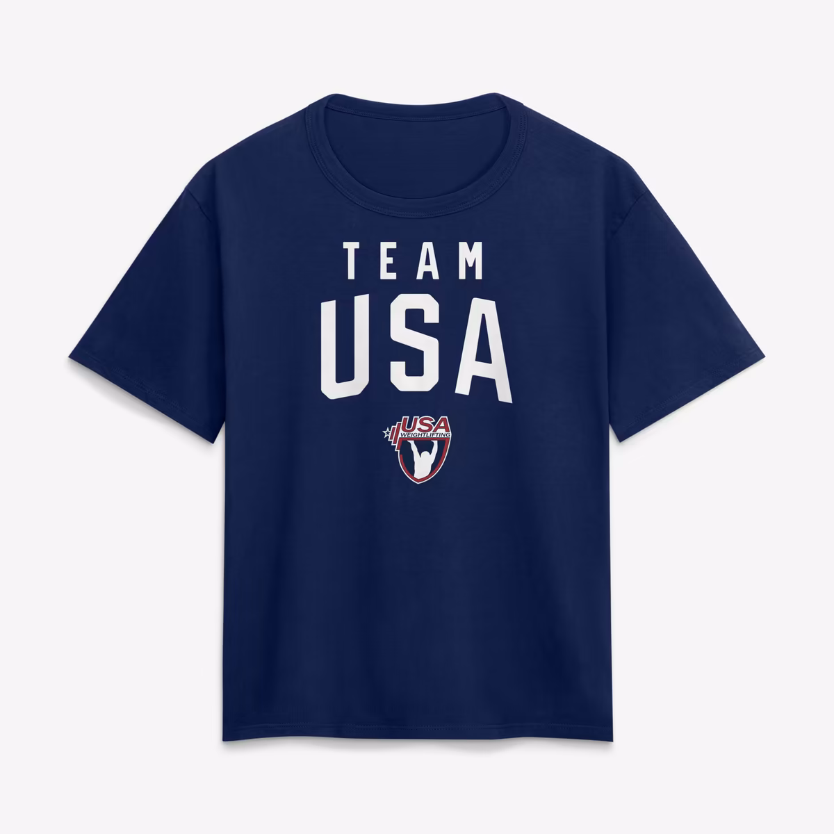 Women's Navy Team USA Summer Games Weightlifting T-Shirt