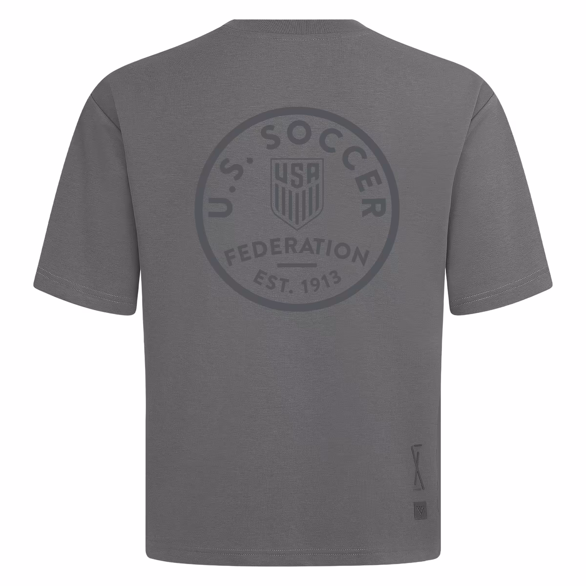 Men's Levelwear Gray USMNT Luxe Signature Knit Transit T-Shirt 3 Men's Levelwear Gray USMNT Luxe Signature Knit Transit T-Shirt