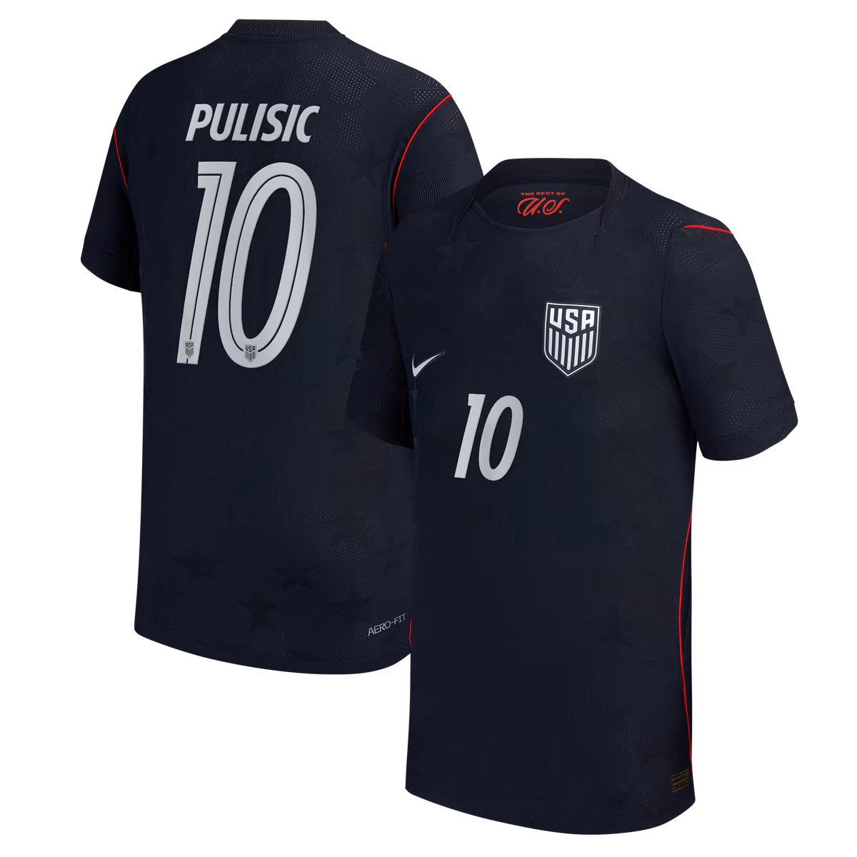 Youth Nike Christian Pulisic Blue USMNT 2026 Away Match Authentic Jersey