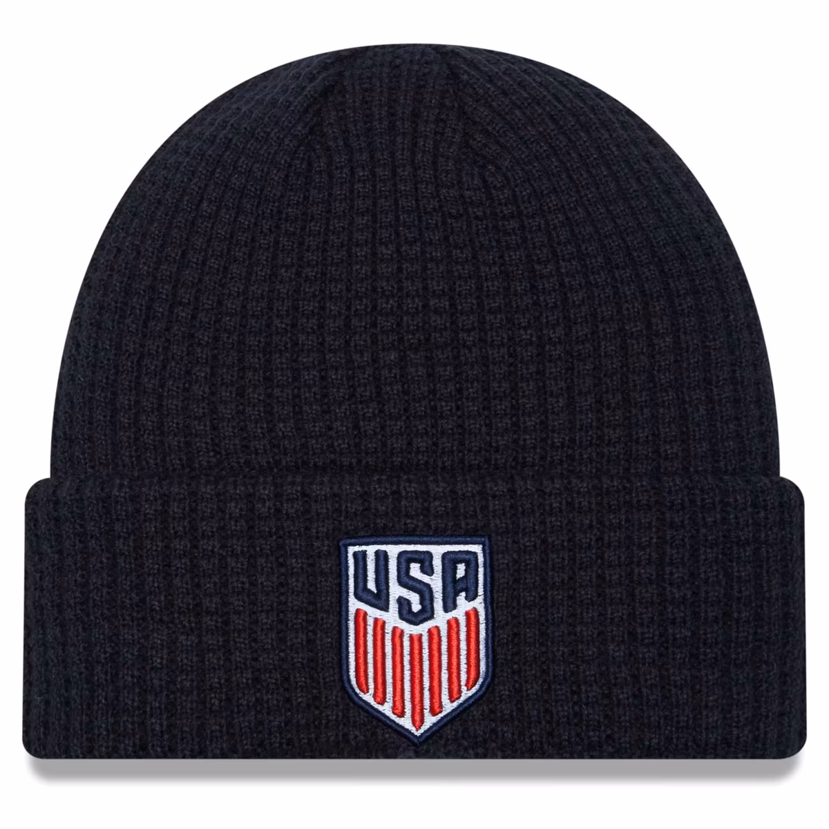 Men's New Era Navy USMNT Prime Cuffed Knit Hat 8 Men's New Era Navy USMNT Prime Cuffed Knit Hat