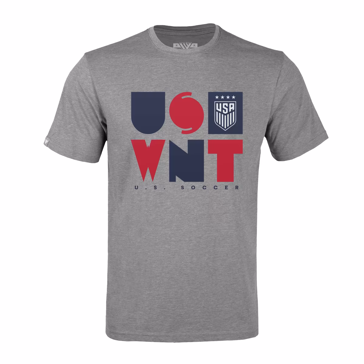 Men's Levelwear Gray USWNT Richmond Full On T-Shirt 2 Men's Levelwear Gray USWNT Richmond Full On T-Shirt