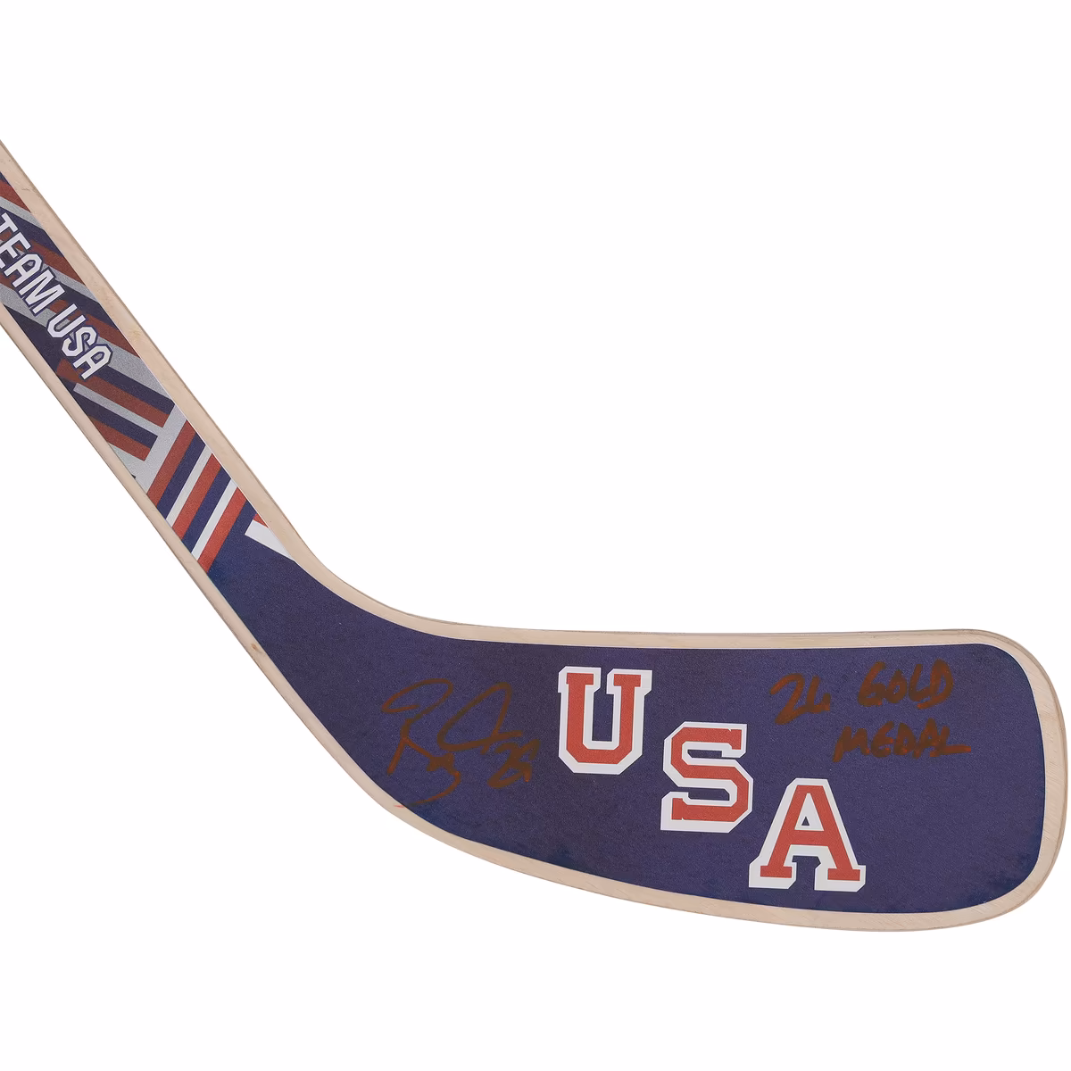 Brock Nelson Team USA Autographed 2026 Winter Olympics Mini Wood Stick with "26 Gold Medal" Inscription 3 Brock Nelson Team USA Autographed 2026 Winter Olympics Mini Wood Stick with "26 Gold Medal" Inscription