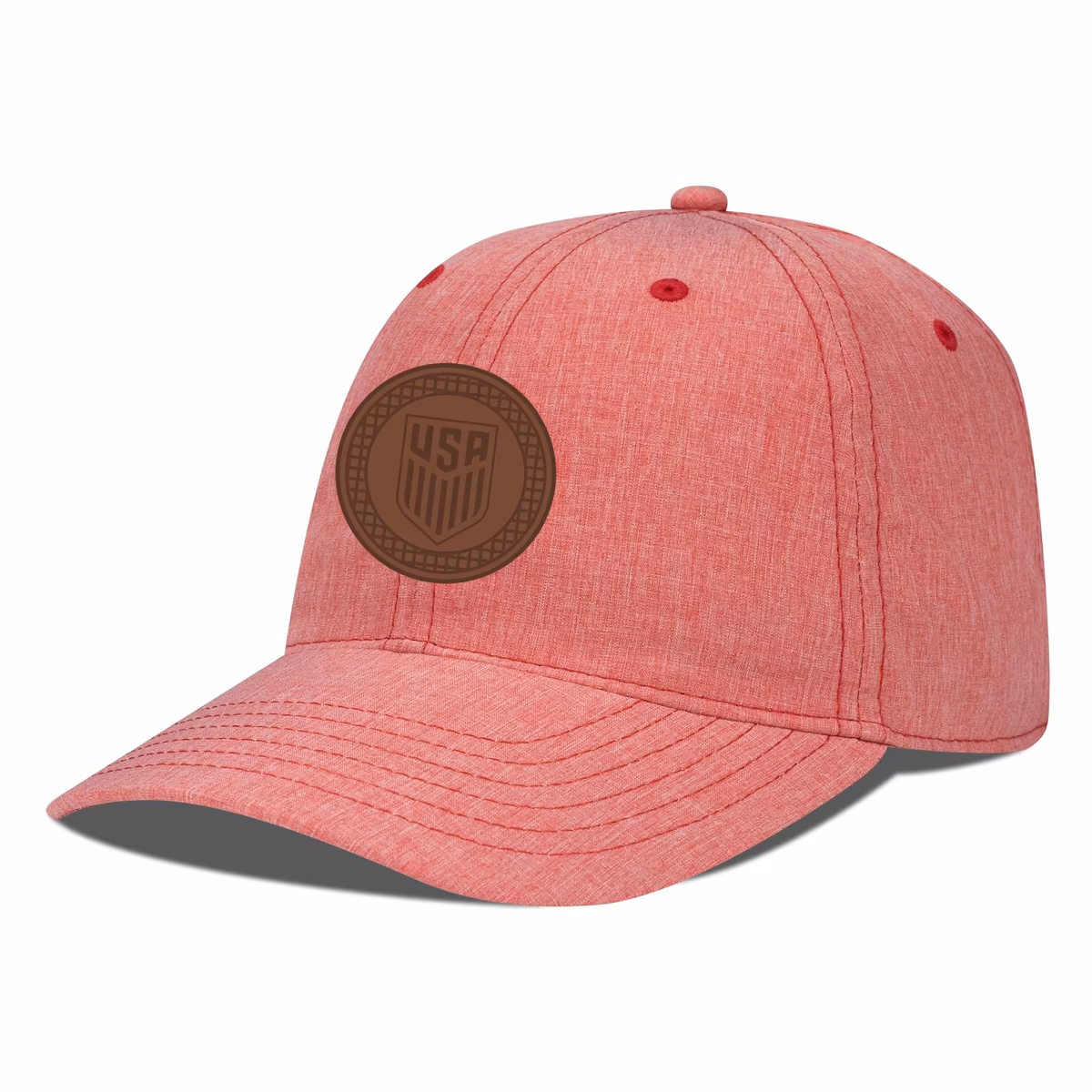 Men's Levelwear Heather Red USMNT Idol Periscope Adjustable Hat 1 Men's Levelwear Heather Red USMNT Idol Periscope Adjustable Hat