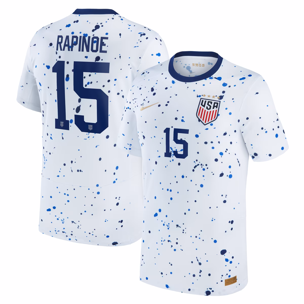 Men's Nike Megan Rapinoe White USWNT 2023 Home Replica Jersey