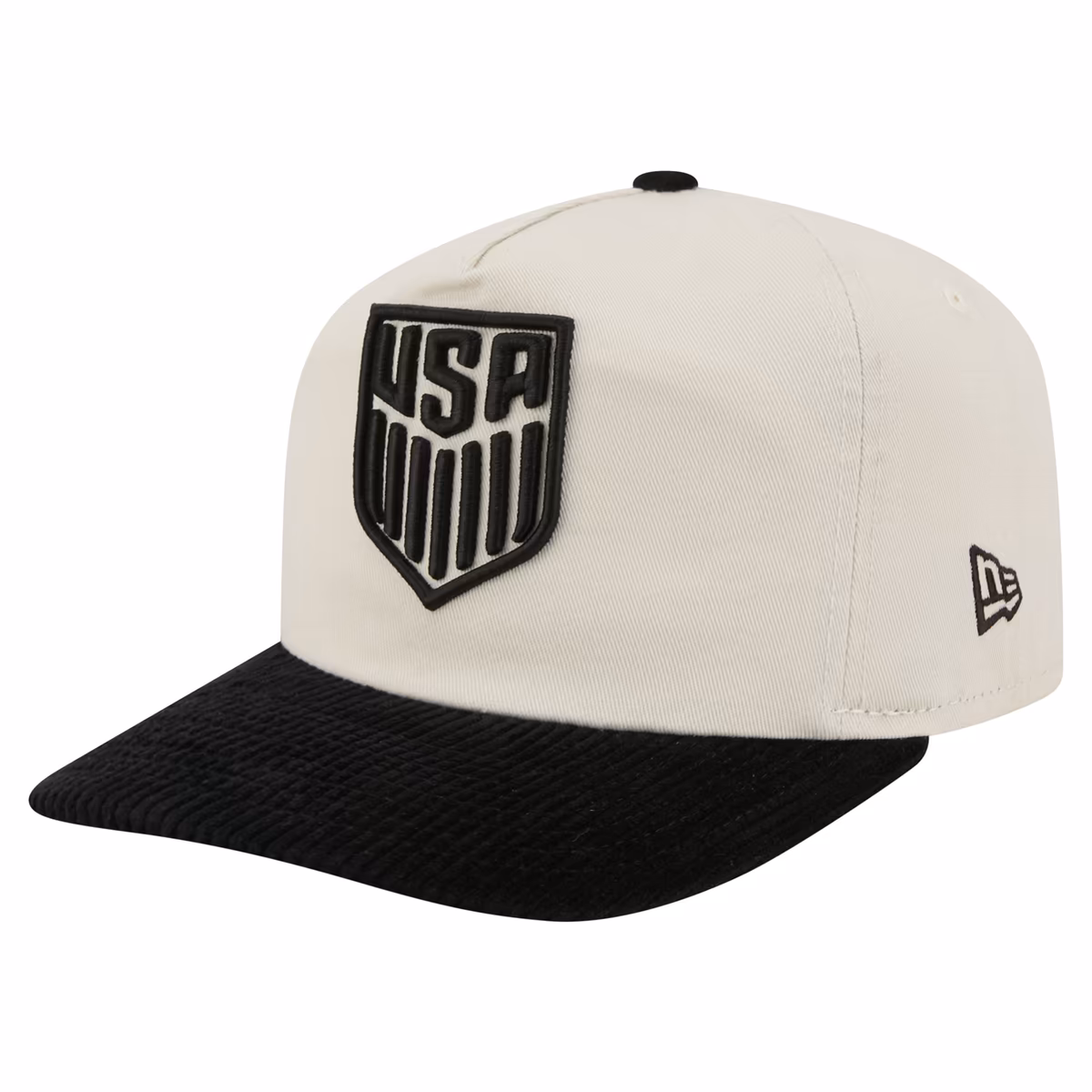 Men's New Era White/Black USMNT 19TWENTY Adjustable Hat