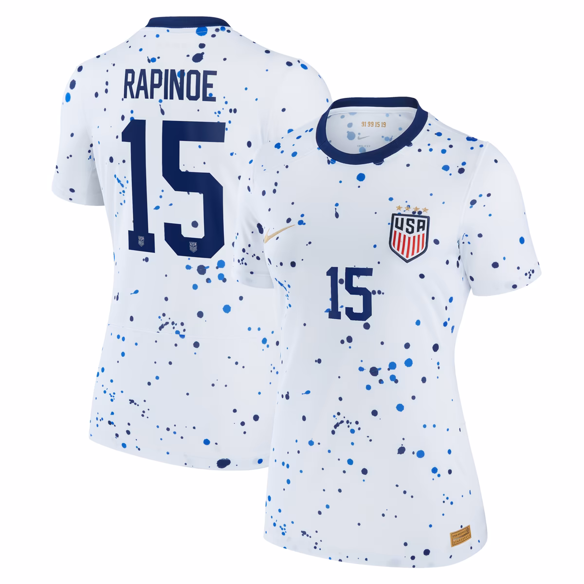 Women's Nike Megan Rapinoe White USWNT 2023 Home Replica Jersey