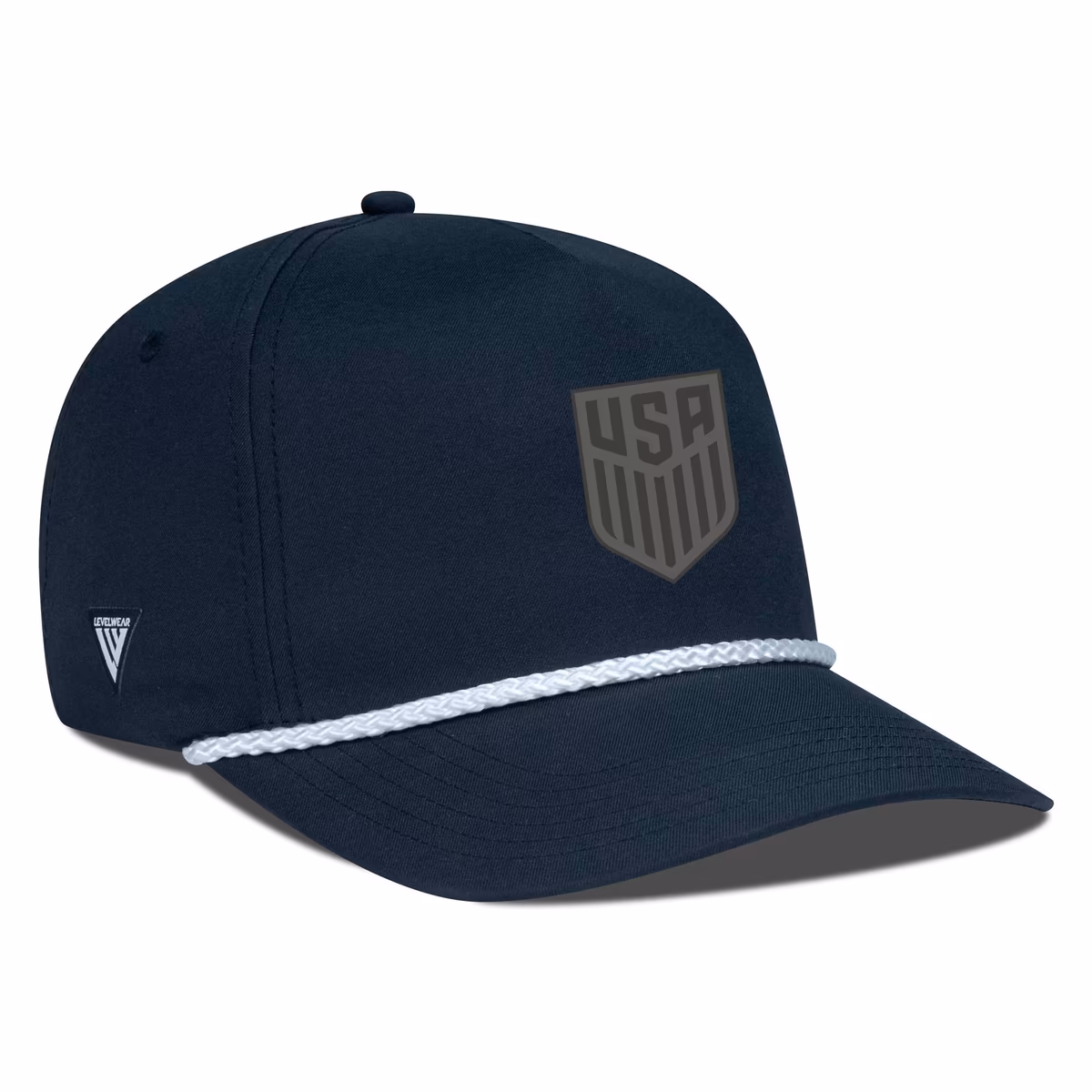 Men's Levelwear Black USMNT Gordon Rope Adjustable Hat 3 Men's Levelwear Black USMNT Gordon Rope Adjustable Hat