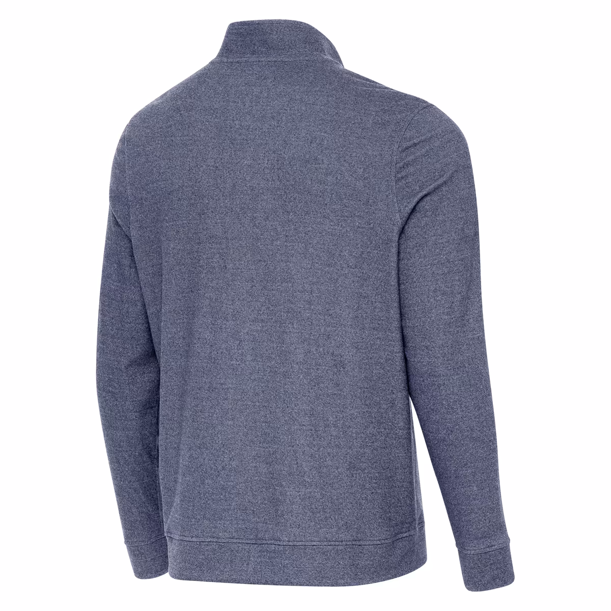 Men's Antigua Heather Navy USA Swimming Subtle Quarter-Zip Pullover Top 3 Men's Antigua Heather Navy USA Swimming Subtle Quarter-Zip Pullover Top