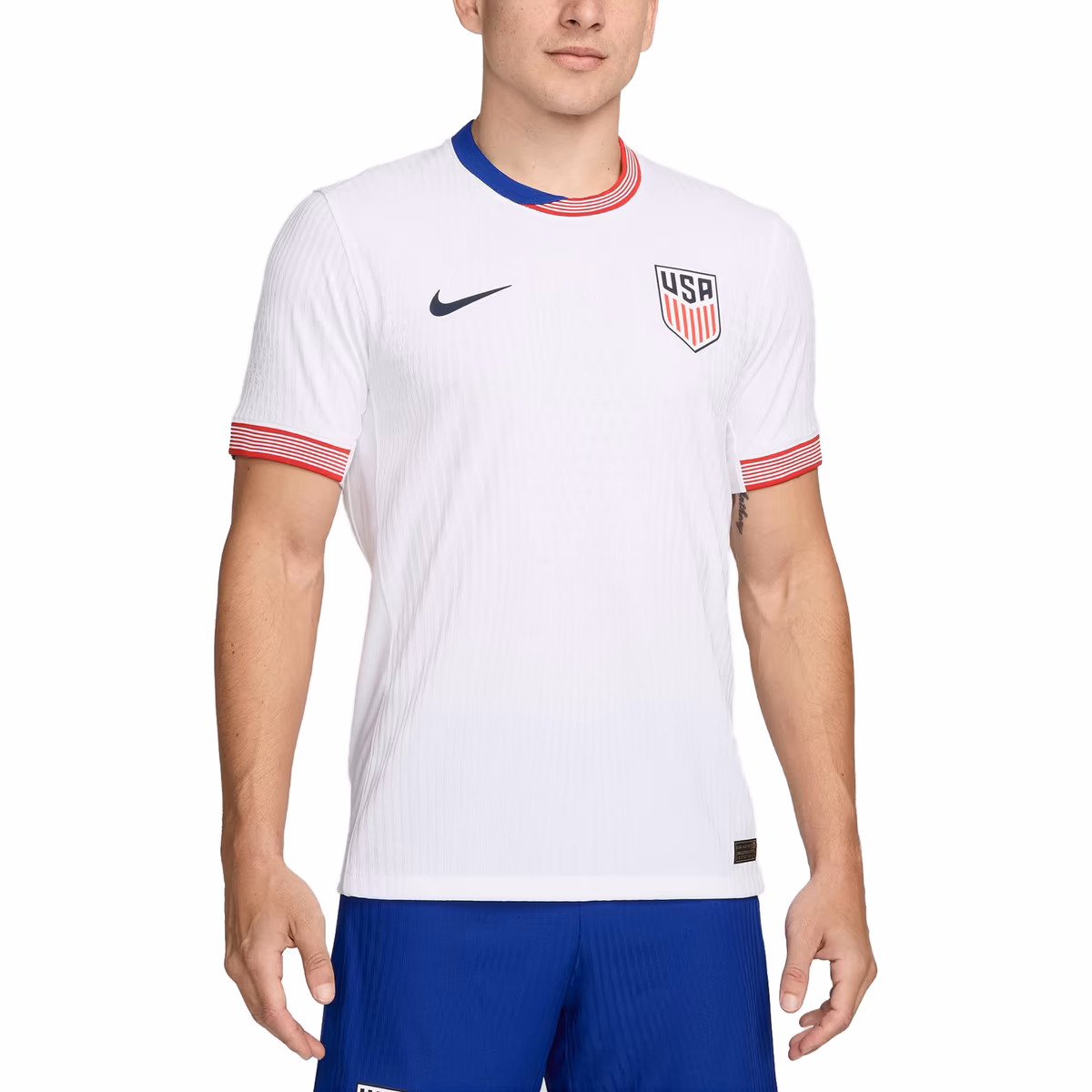 Men's Nike  White USMNT 2024 Home Authentic Jersey