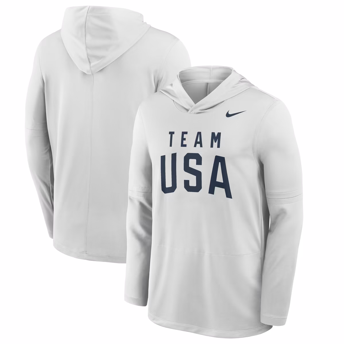 Men's Nike Gray Team USA Dri-FIT Hoodie 8 Men's Nike Gray Team USA Dri-FIT Hoodie