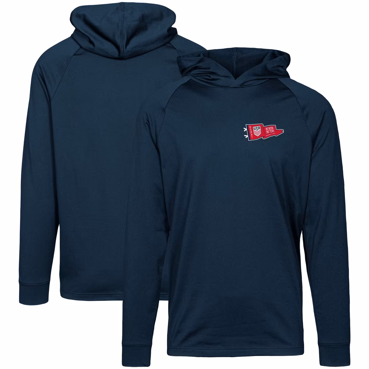 Men's Levelwear Navy USMNT Dimension Rafters Pullover Hoodie