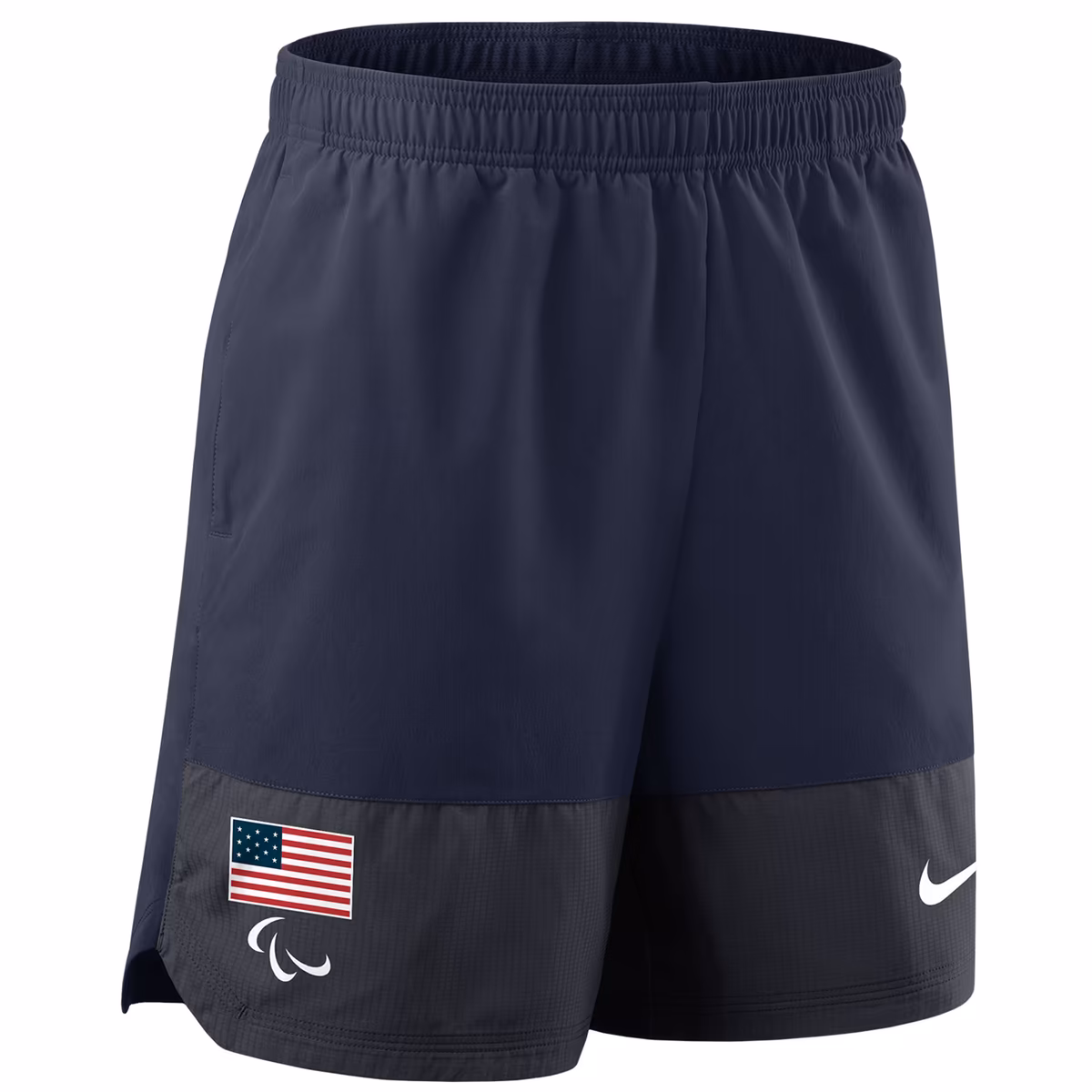 Men's Nike Navy U.S. Paralympics Woven Performance Shorts 4 Men's Nike Navy U.S. Paralympics Woven Performance Shorts