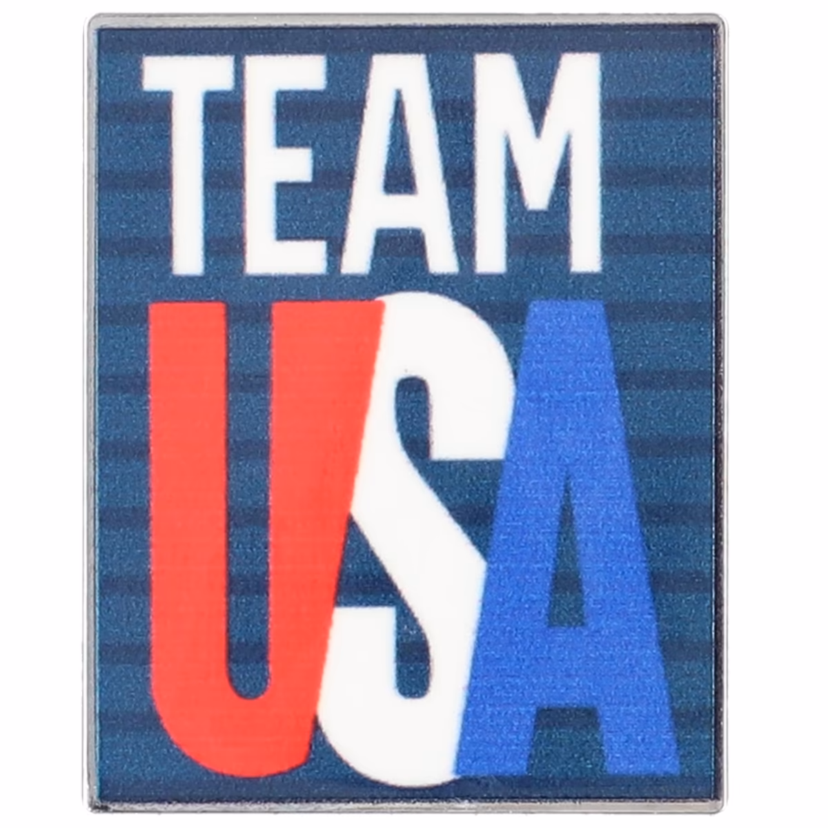 Team USA Retro Logo Stripes Lapel Pin 1 Team USA Retro Logo Stripes Lapel Pin