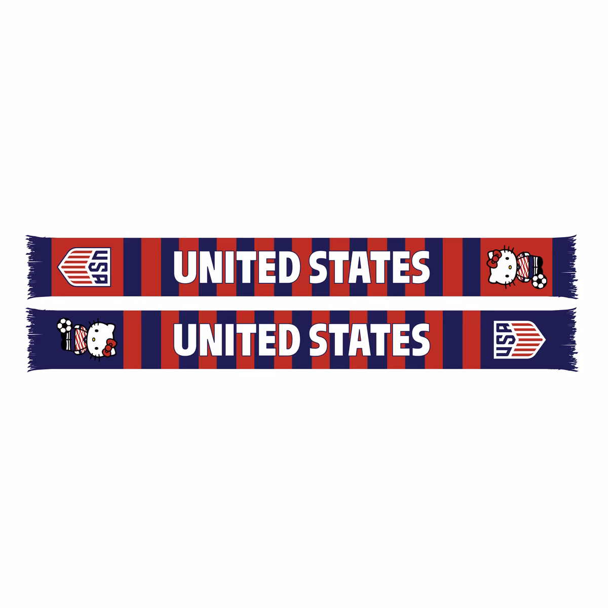 Ruffneck Scarves  USMNT Hello Kitty Woven Bar Scarf