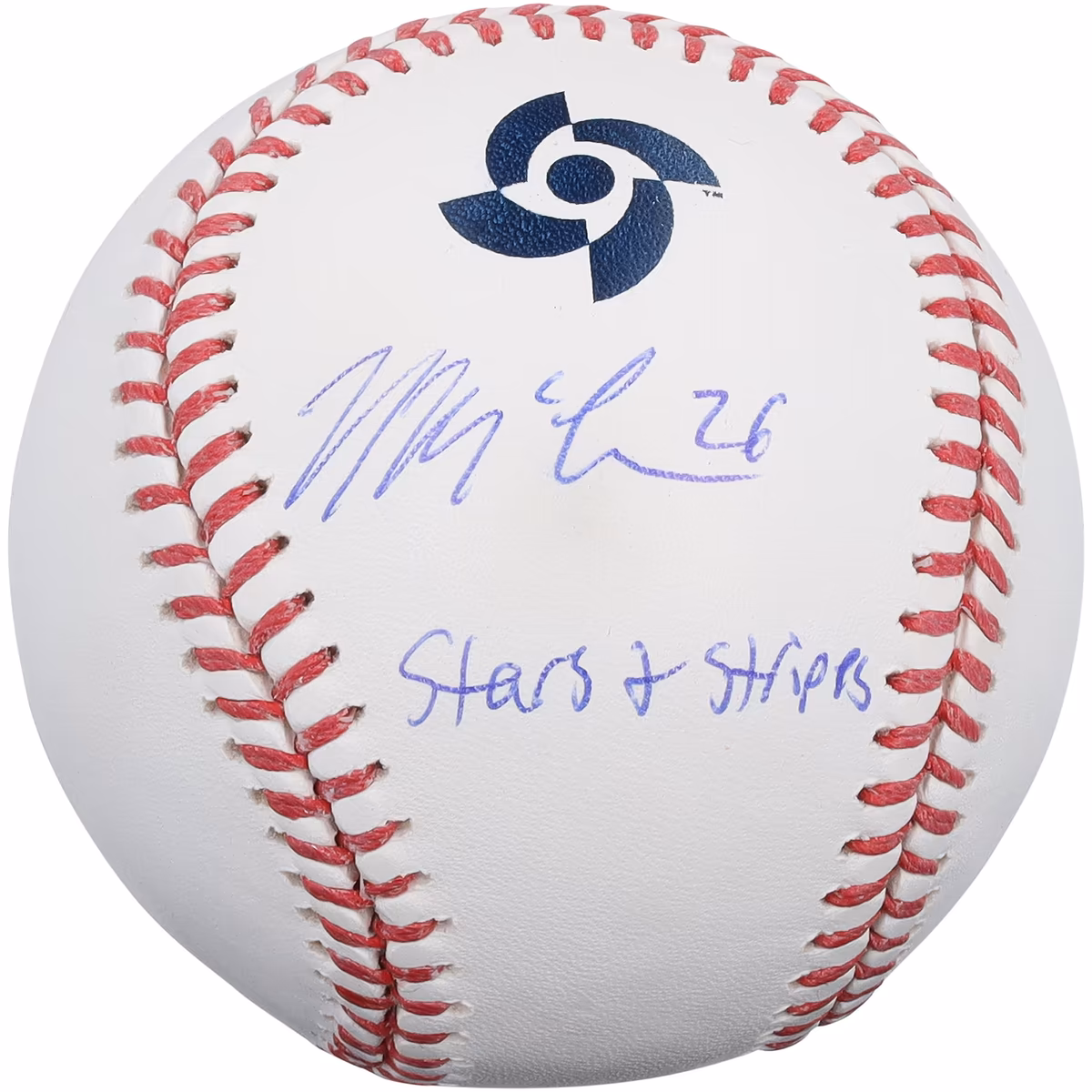 Nolan McLean USA Baseball Autographed 2026 World Baseball Classic Baseball with "Stars & Stripes" Inscription - Limited Edition #10/10 5 Nolan McLean USA Baseball Autographed 2026 World Baseball Classic Baseball with "Stars & Stripes" Inscription - Limited Edition #10/10
