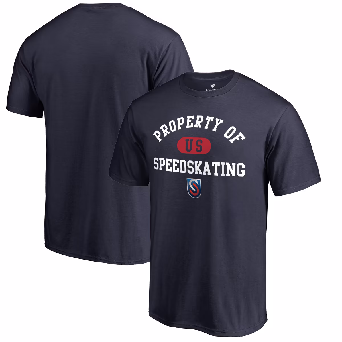 Men's US Speedskating Navy Property Of T-Shirt