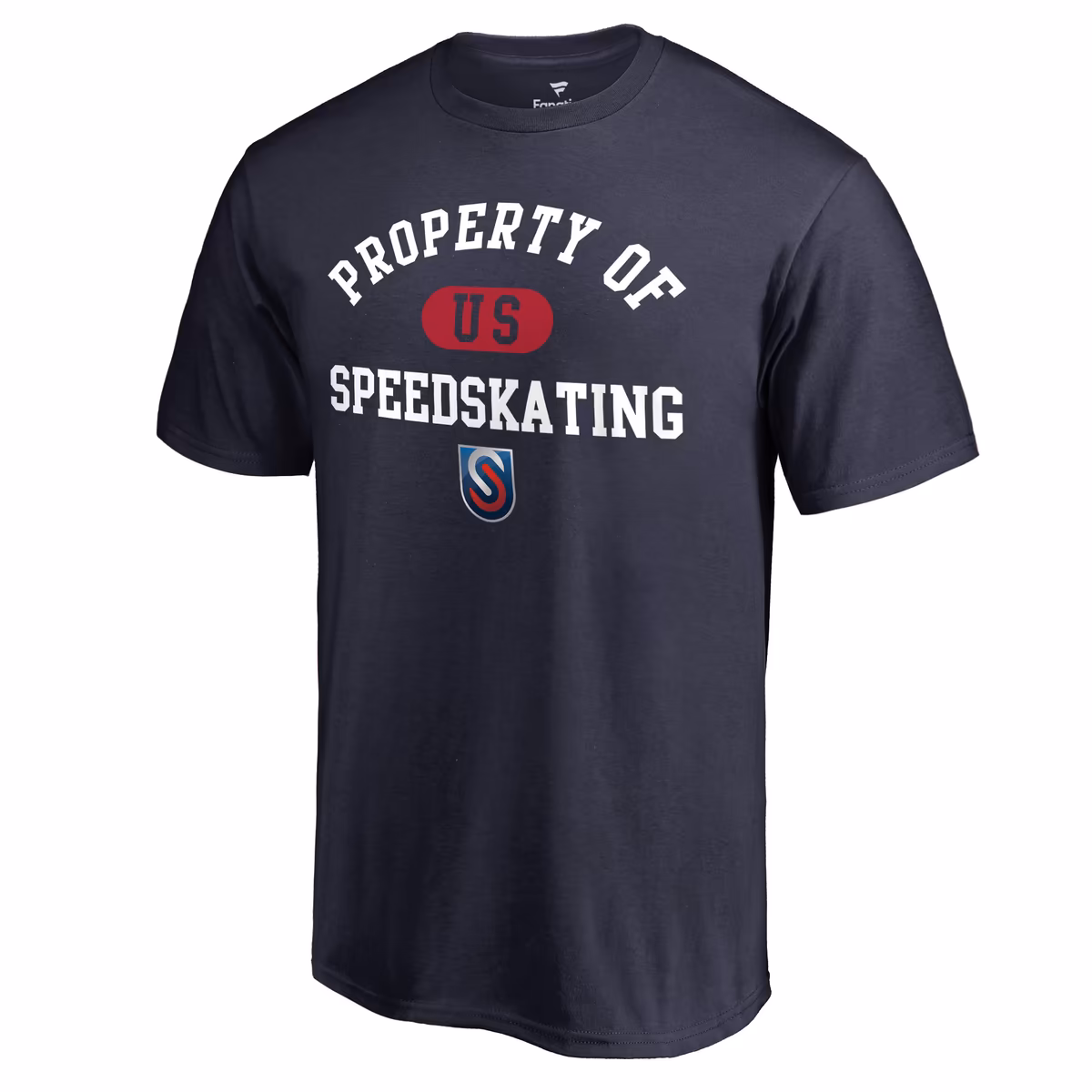 Men's US Speedskating Navy Property Of T-Shirt 2 Men's US Speedskating Navy Property Of T-Shirt