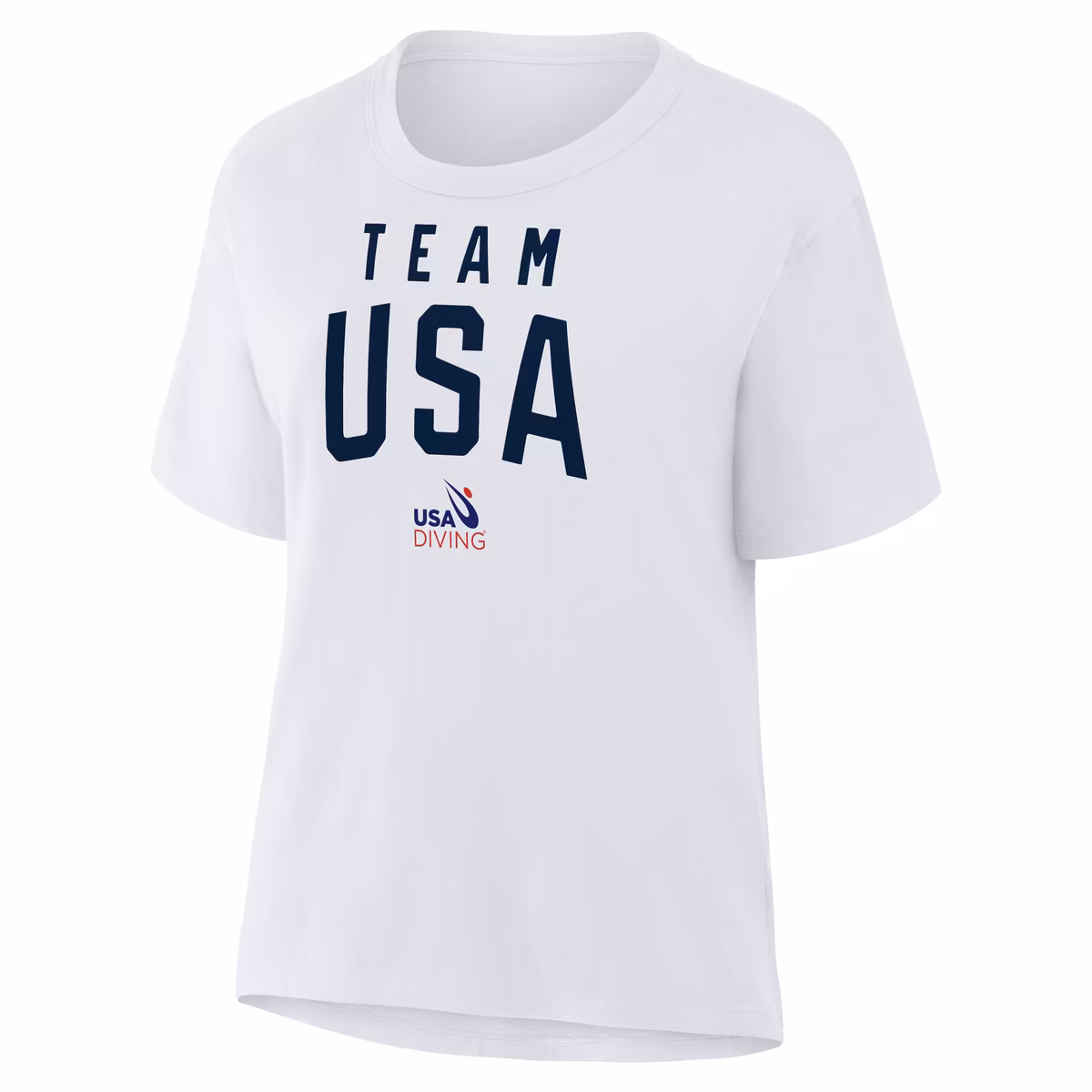 Women's White Team USA Summer Games Diving T-Shirt 3 Women's White Team USA Summer Games Diving T-Shirt