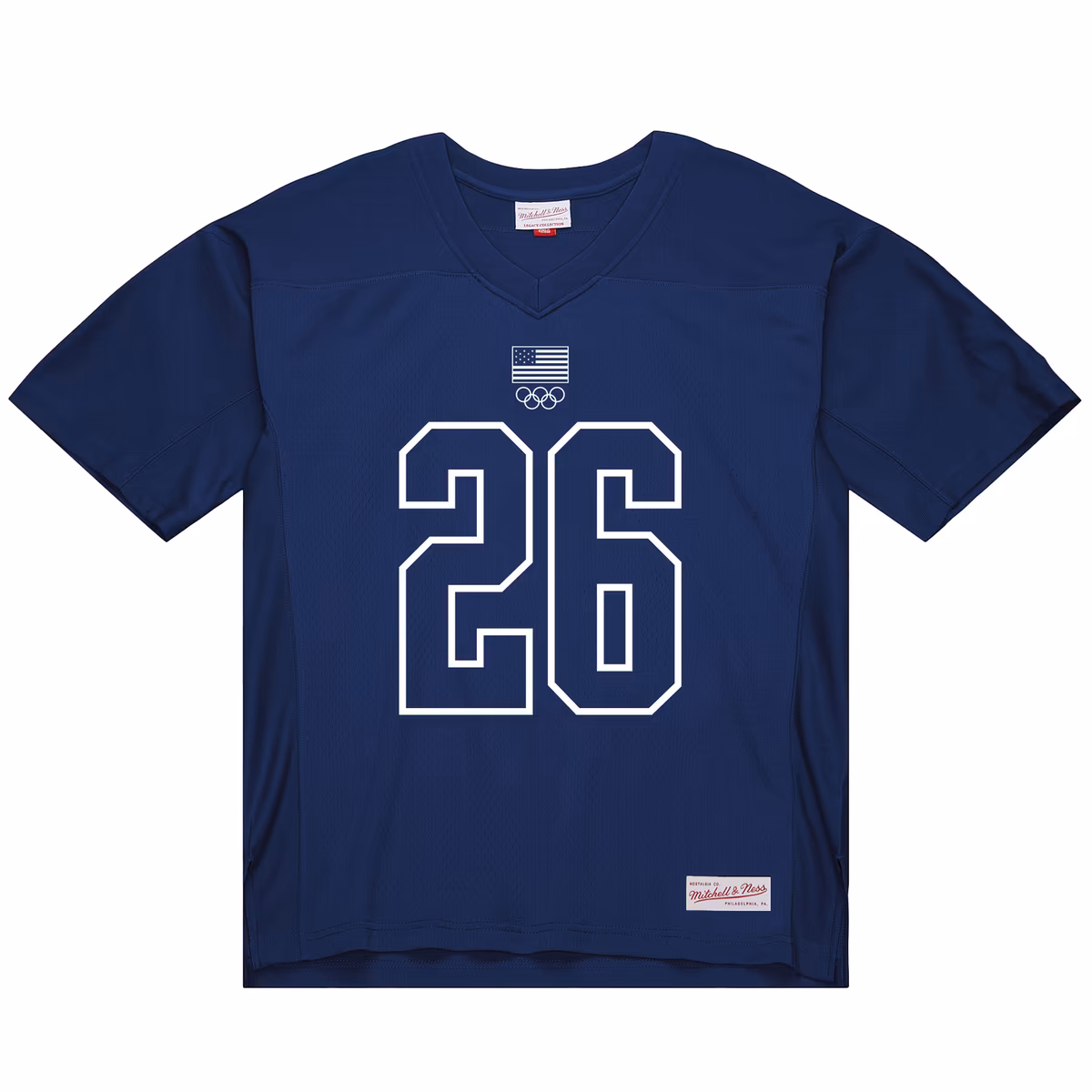 Men's Mitchell & Ness Navy Team USA Coach Snoop Legacy Fashion Jersey