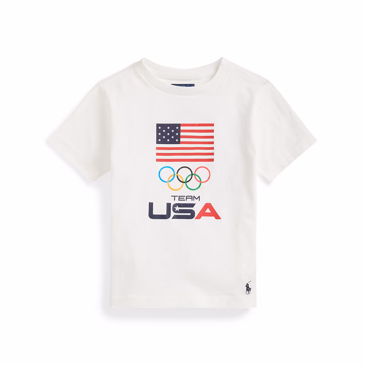 Preschool Polo Ralph Lauren Team USA Cotton Graphic Tee