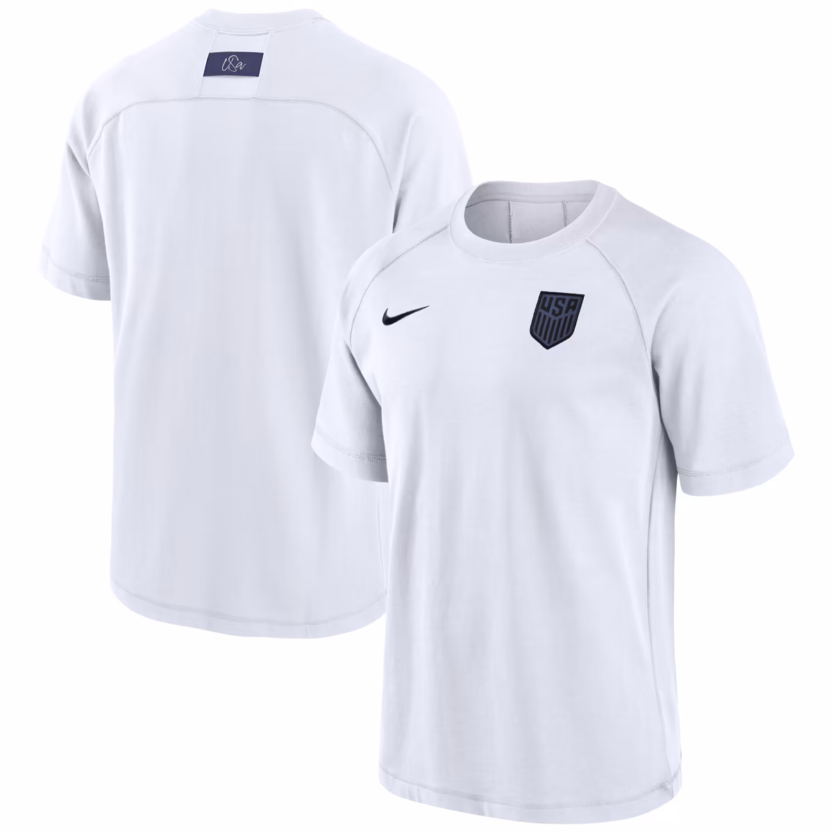 Men's Nike White USMNT Travel Raglan T-Shirt
