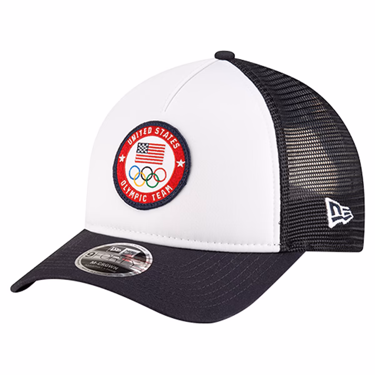 Men's New Era Team USA Color Block 9FORTY M-Crown A-Frame Adjustable Trucker Hat 1 Men's New Era Team USA Color Block 9FORTY M-Crown A-Frame Adjustable Trucker Hat
