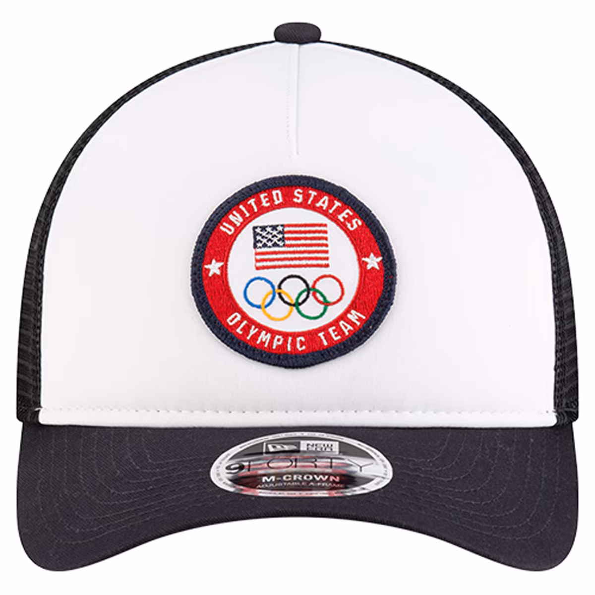 Men's New Era Team USA Color Block 9FORTY M-Crown A-Frame Adjustable Trucker Hat 2 Men's New Era Team USA Color Block 9FORTY M-Crown A-Frame Adjustable Trucker Hat