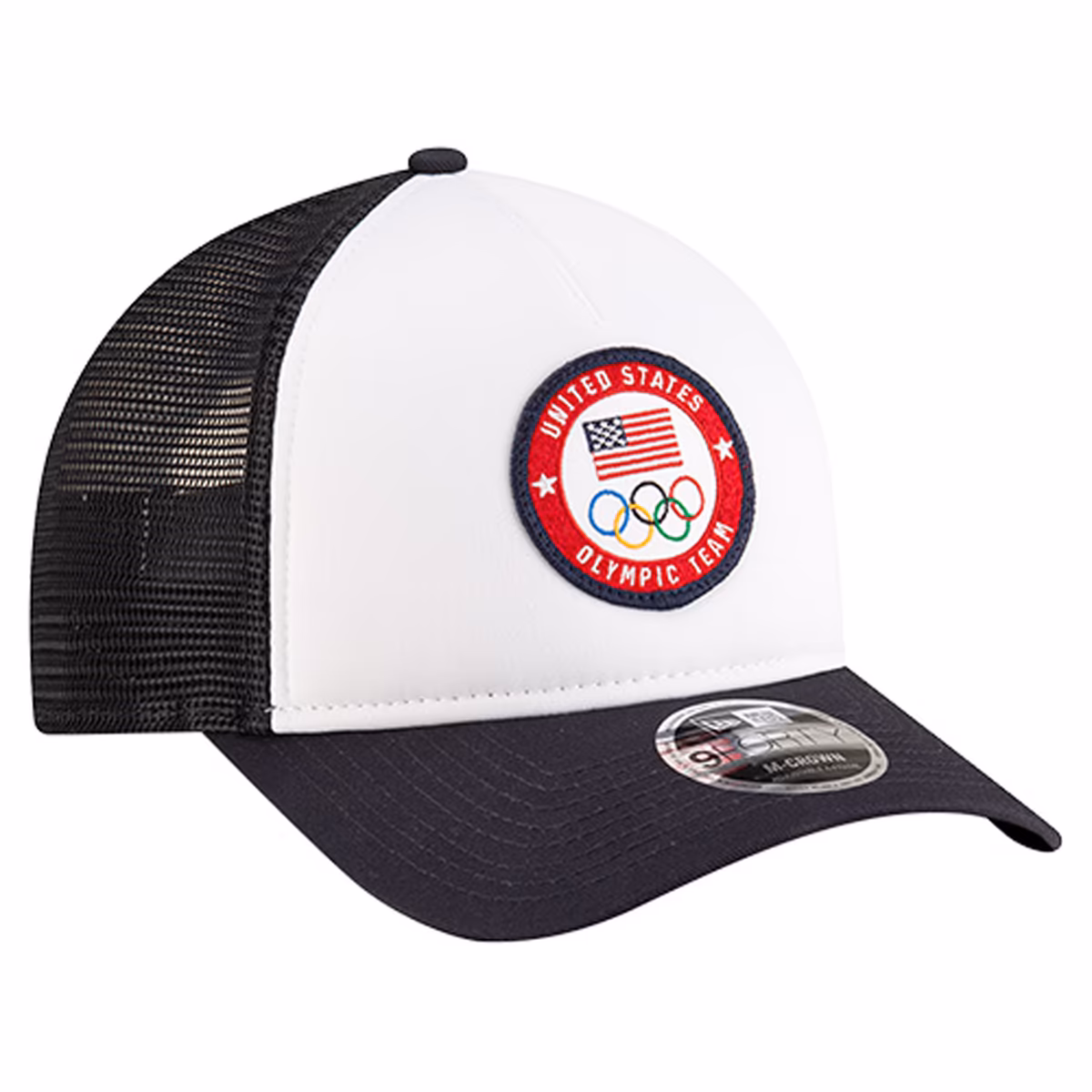 Men's New Era Team USA Color Block 9FORTY M-Crown A-Frame Adjustable Trucker Hat 3 Men's New Era Team USA Color Block 9FORTY M-Crown A-Frame Adjustable Trucker Hat