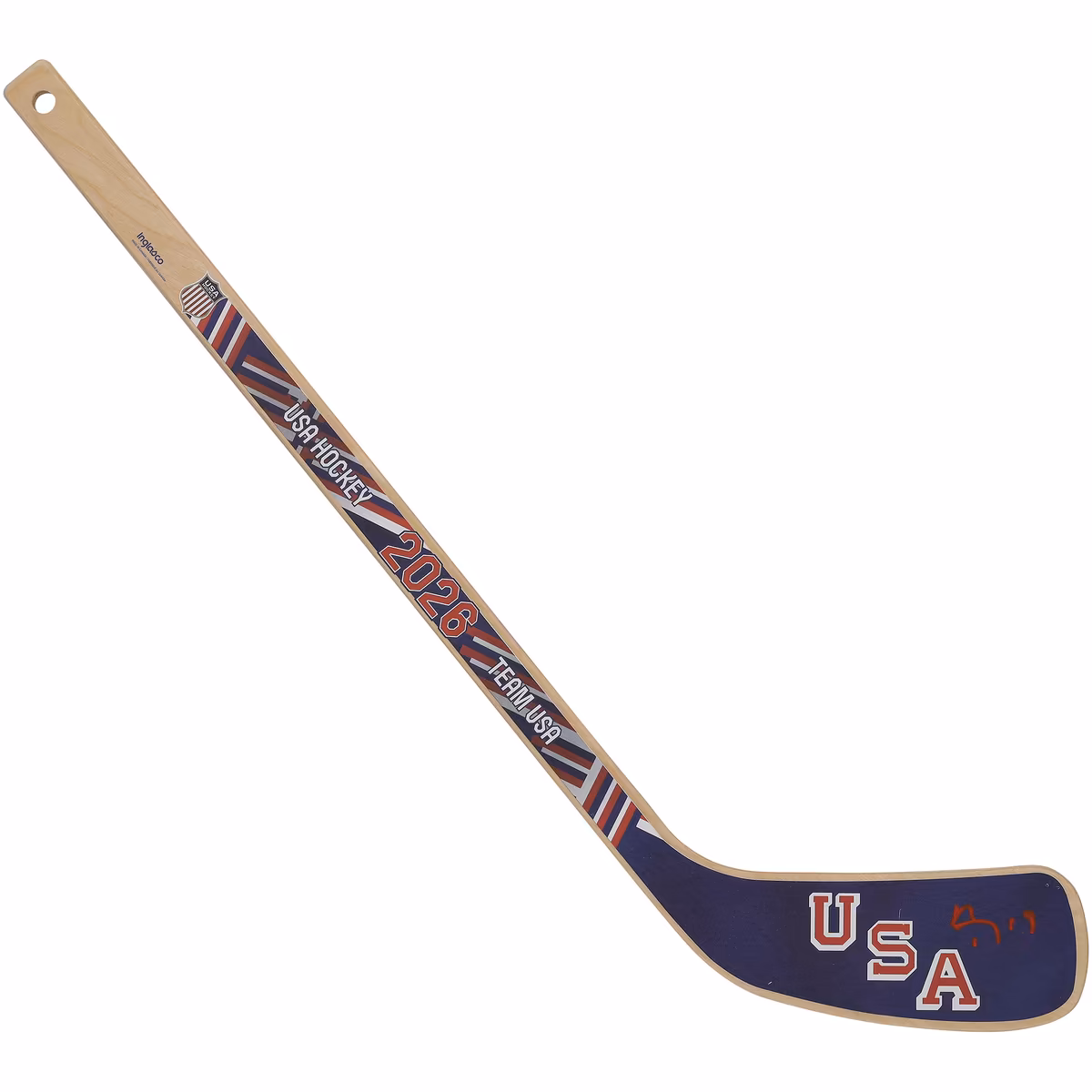 Matthew Tkachuk Team USA Autographed 2026 Winter Olympics Mini Wood Stick 2 Matthew Tkachuk Team USA Autographed 2026 Winter Olympics Mini Wood Stick