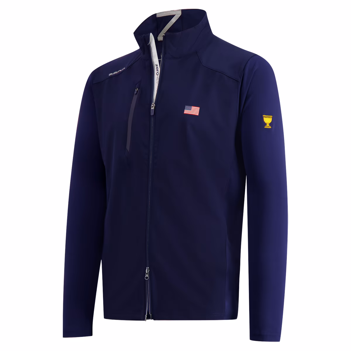 Men's Zero Restriction Navy Team USA 2026 Presidents Cup Z710 Full-Zip Jacket 2 Men's Zero Restriction Navy Team USA 2026 Presidents Cup Z710 Full-Zip Jacket