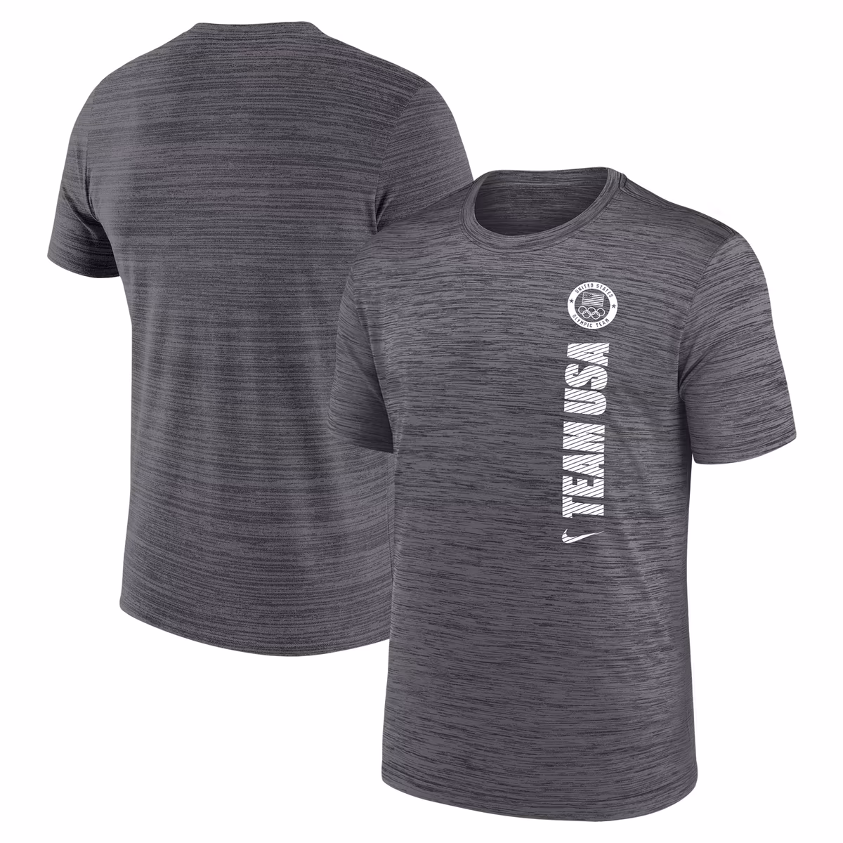 Men's Nike Gray Team USA Velocity Performance T-Shirt 1 Men's Nike Gray Team USA Velocity Performance T-Shirt