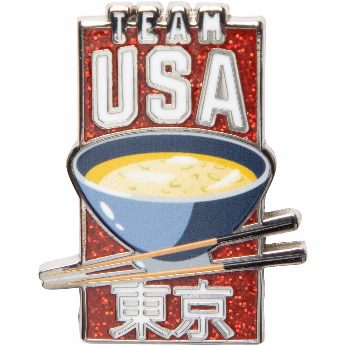 Team USA 2020 Summer Olympics Ramen Lapel Pin