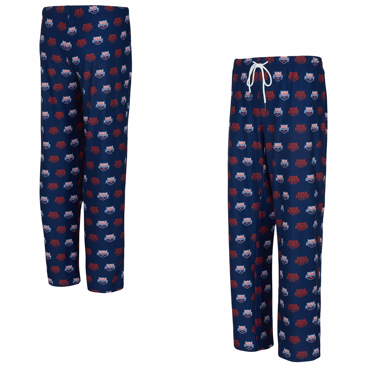 Women's Concepts Sport Navy USA Swimming Elevation Record All Over Print Pants 1 Women's Concepts Sport Navy USA Swimming Elevation Record All Over Print Pants
