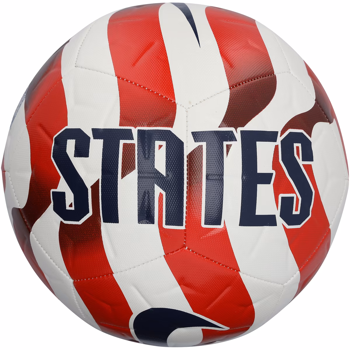 Folarin Balogun USMNT Autographed USA Red/White Academy Soccer Ball