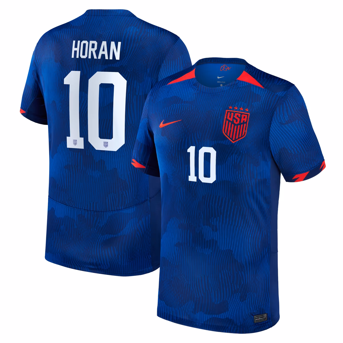 Youth Nike Lindsey Horan Royal USWNT 2023 Away Replica Jersey