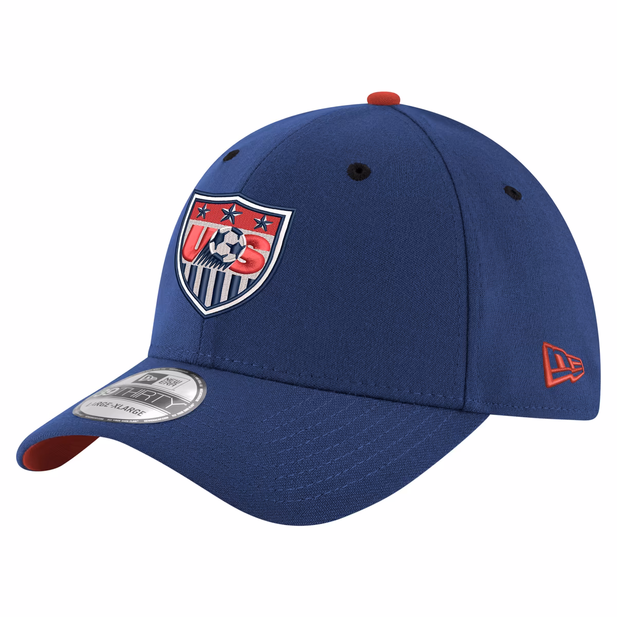 Men's New Era Navy USMNT 1995 Retro 39THIRTY Flex Hat 5 Men's New Era Navy USMNT 1995 Retro 39THIRTY Flex Hat