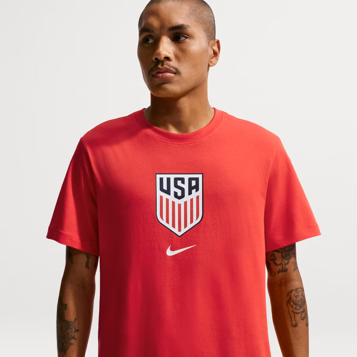 Men's Nike Red USMNT Crest T-Shirt 3 Men's Nike Red USMNT Crest T-Shirt