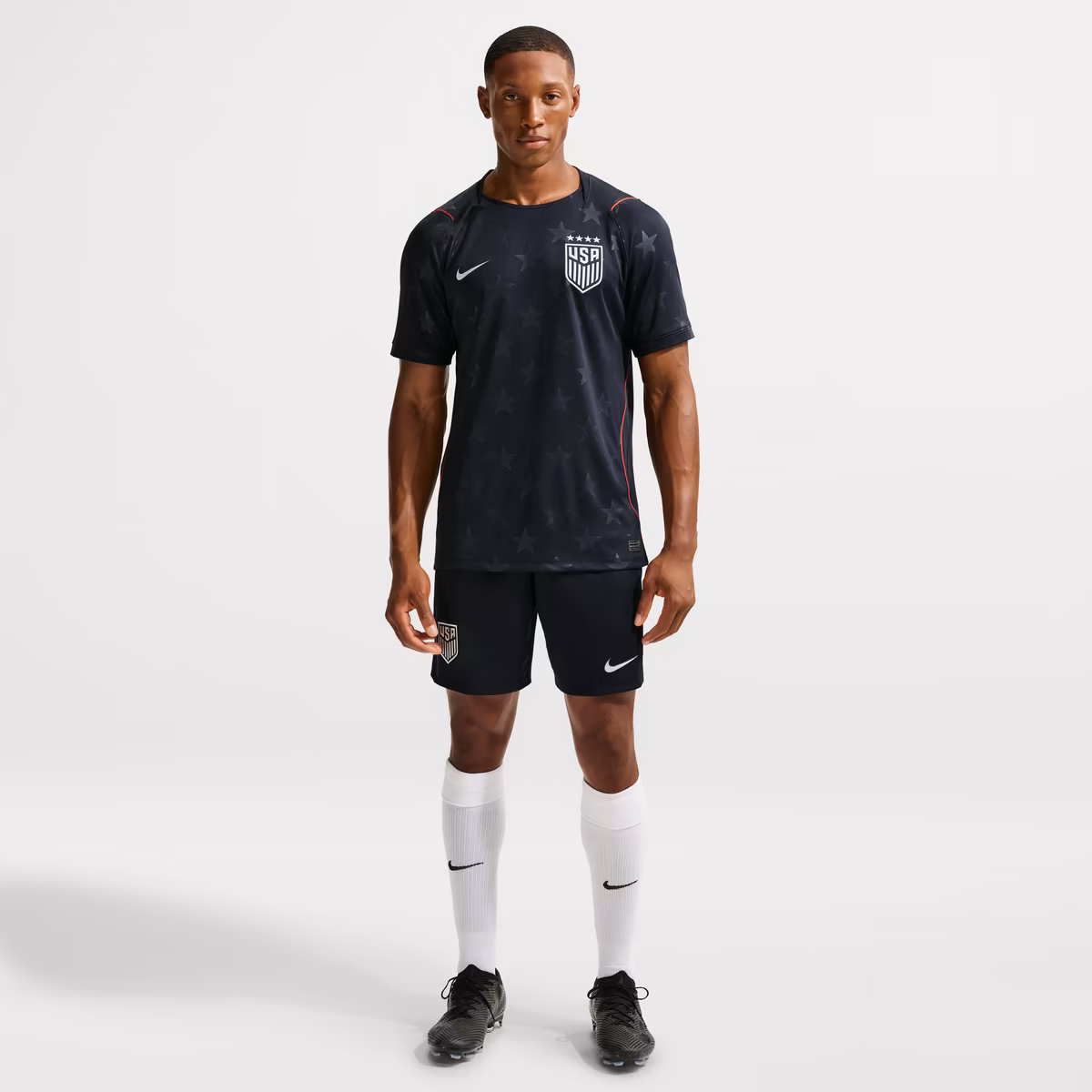 Men's Nike Navy USMNT 2026 Away Stadium Replica Shorts 3 Men's Nike Navy USMNT 2026 Away Stadium Replica Shorts