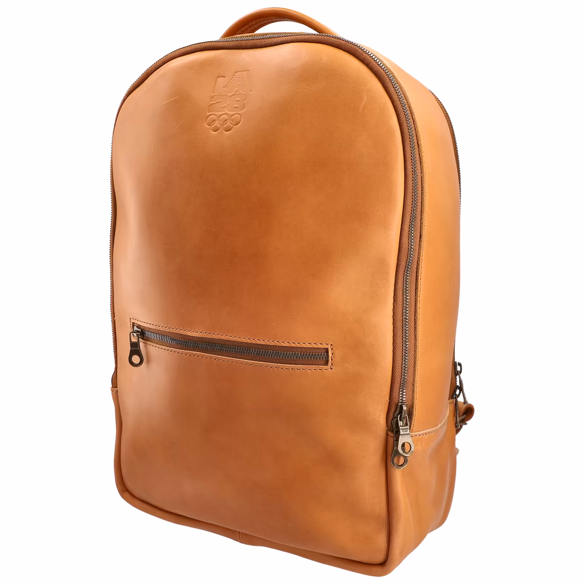 Parker Clay Brown LA28 Atlas Leather Backpack