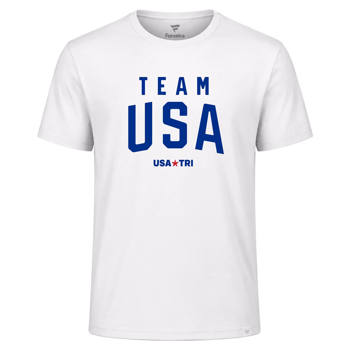 Men's White Team USA Summer Games Triathlon T-Shirt 6 Men's White Team USA Summer Games Triathlon T-Shirt